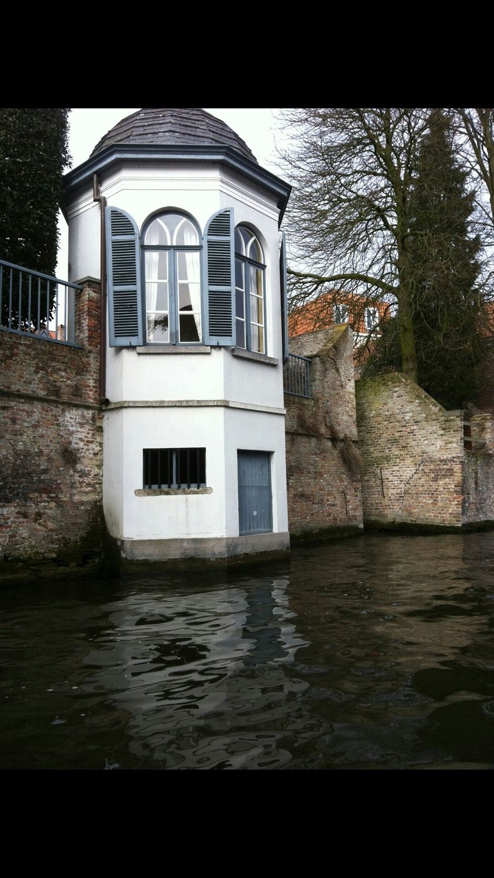 House on canal