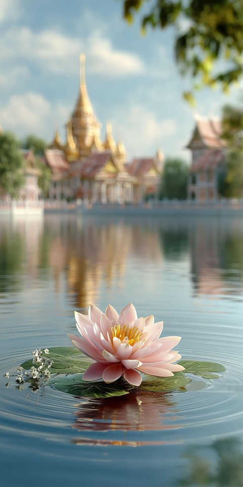 sfondi lotus, Pagoda