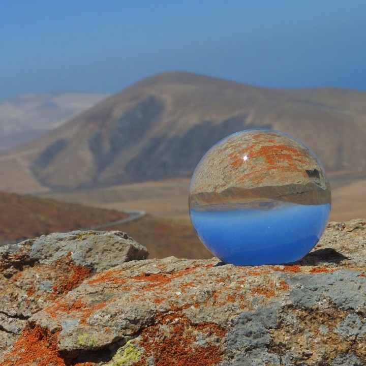 Marble ah the mountains of Fuerteventura.
