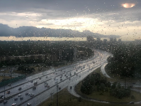 Rain in Toronto Canada