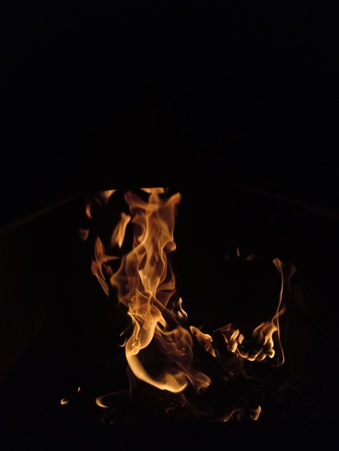 Flame, Brown, Orange