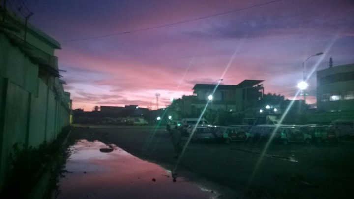 sun set