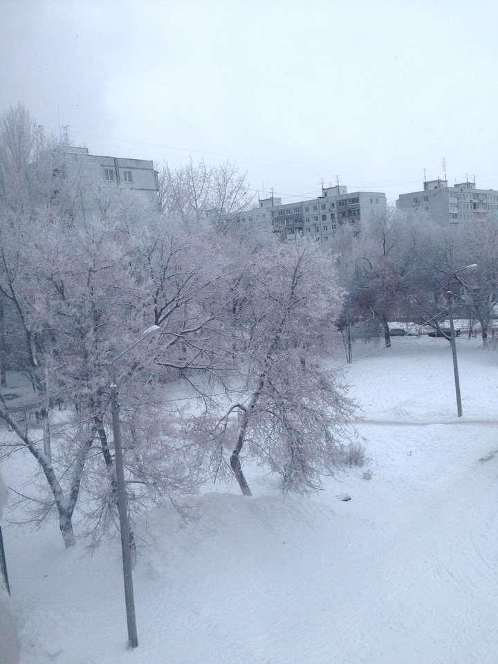Snow....