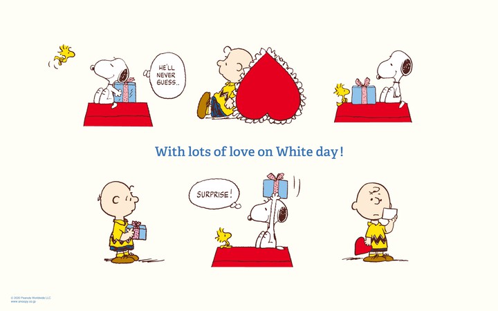 Lots of Love on White Day - Peanuts