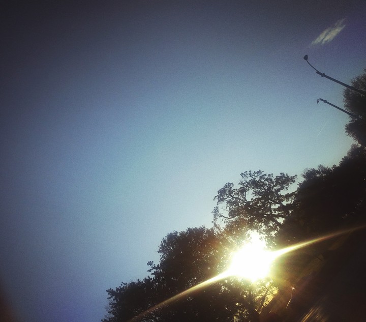 outside