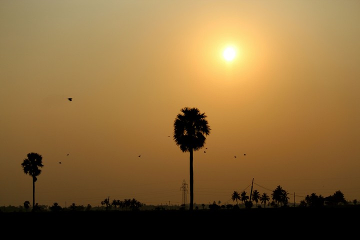 sunset #village