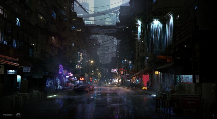 cyberpunk city