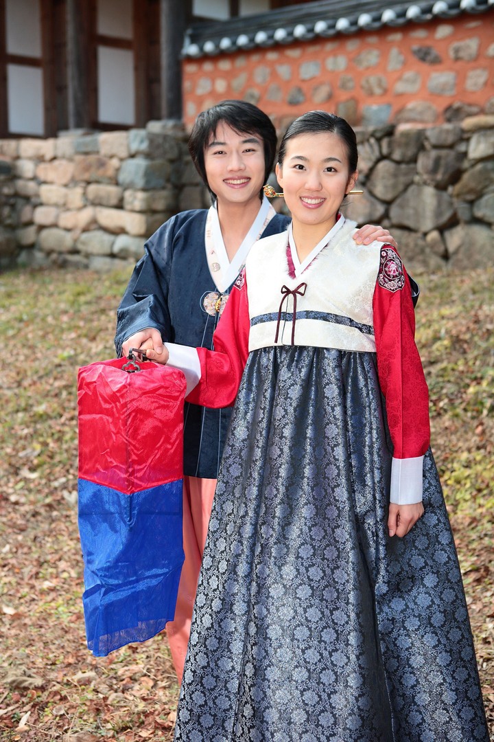 Couple in Korean Dress II