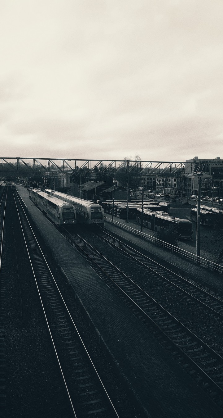 "We took a train, right after sunset..."