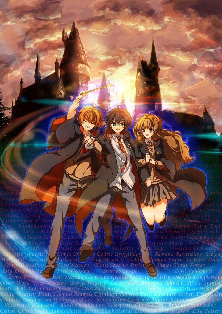 Ron,Harry and Hermione