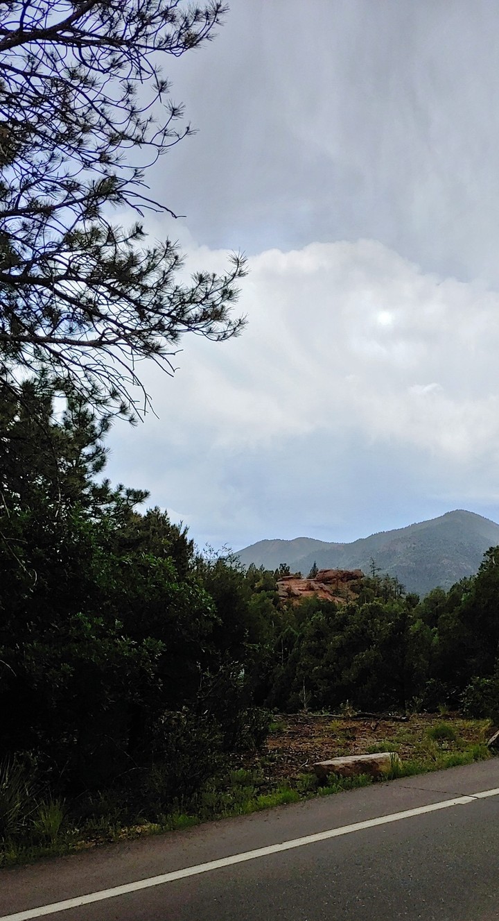 rain over the mountains