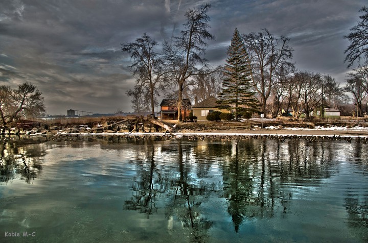 Sunset Lake Reflection