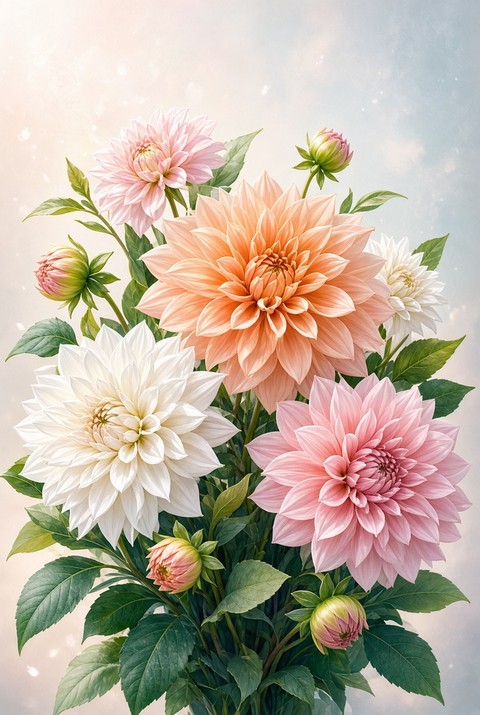 tapety floristry, pink