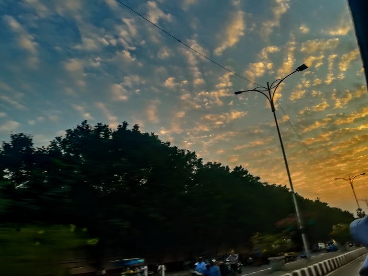 different shades of sky