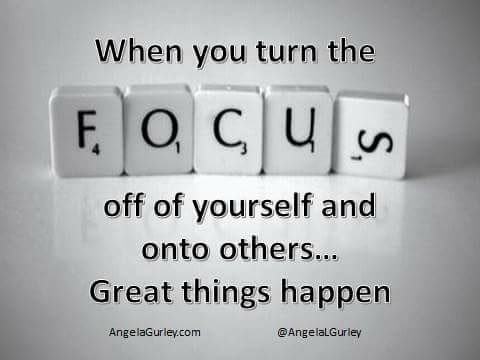 Change of focus