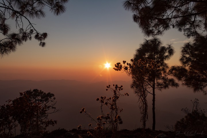 Sunset over the Mountains!