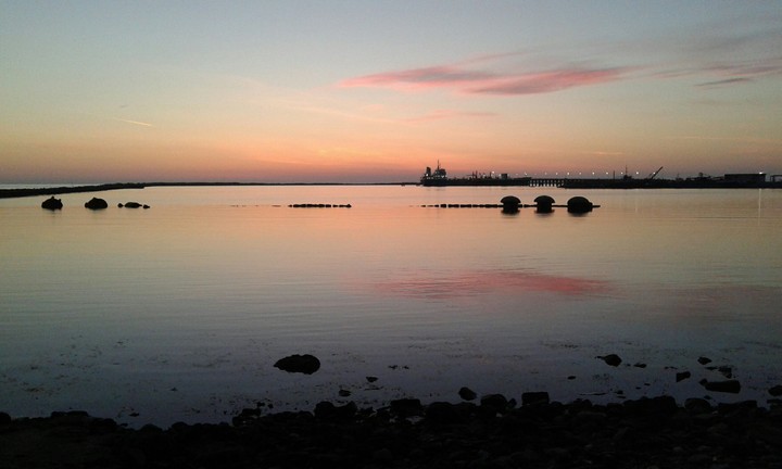 peacefully sunset