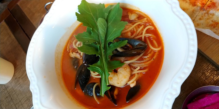 spicy seafood pasta