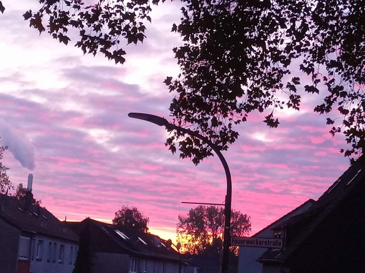 Sonnenaufgang im Ruhrgebiet