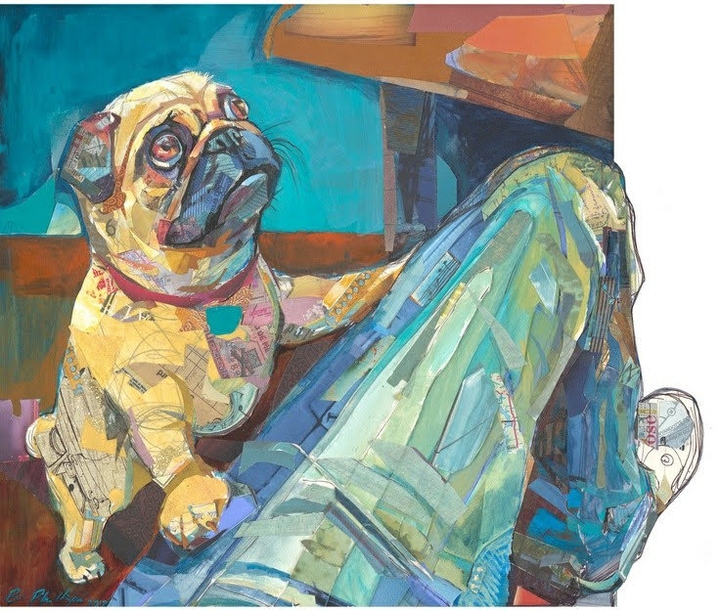 Cute Dog Painting