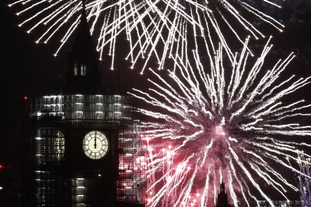 London new year (2018) fireworks