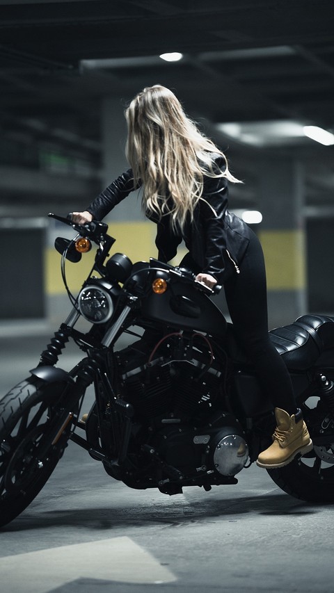 girl on bike