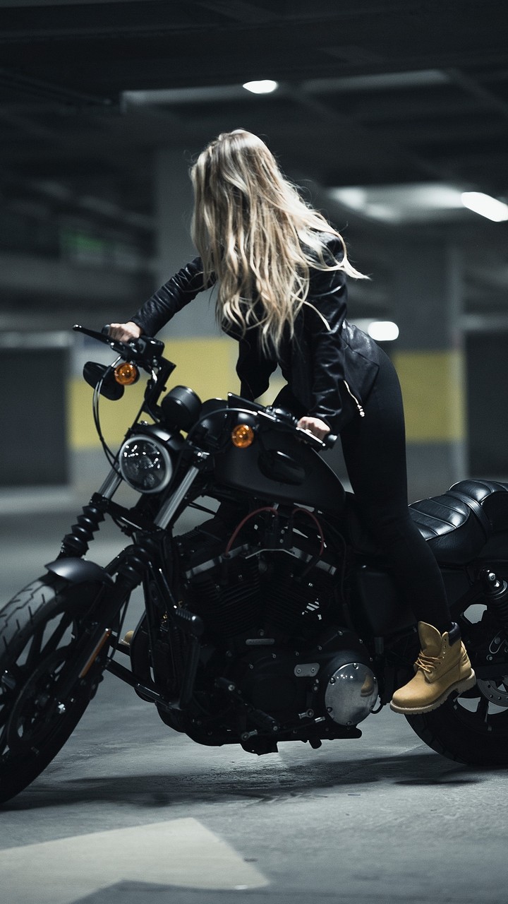 girl on bike