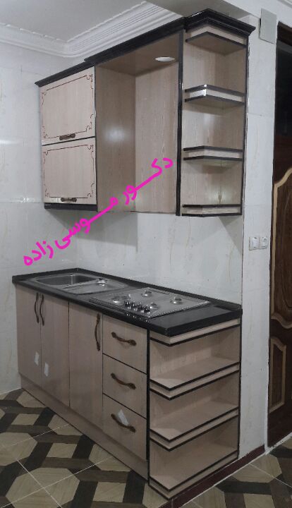 طراحی و اجرای کابینت آشپزخانه آقای قشقایی