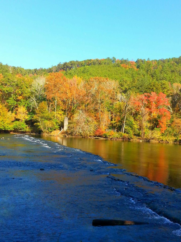Etowah River in the Fall