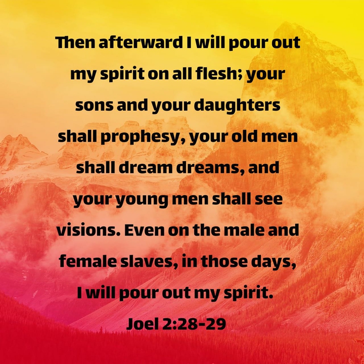 Joel 2:28-29