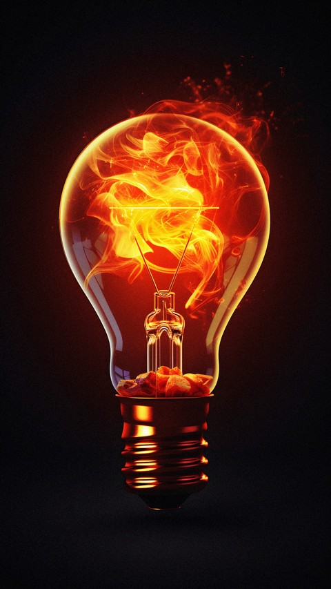 тапети red, flame