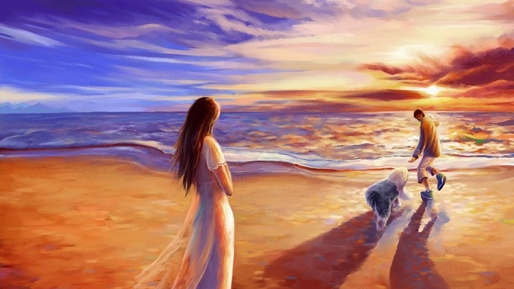 Walk by the sea