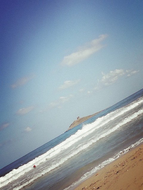 waves, 沙灘桌布