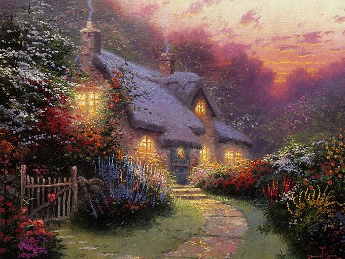Village painting