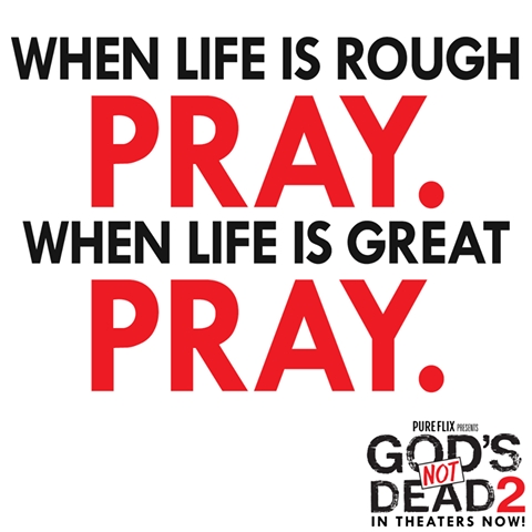 Always pray.