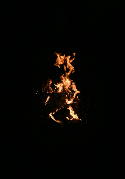 обои night, flame