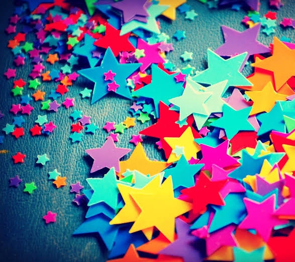 multi colored stars