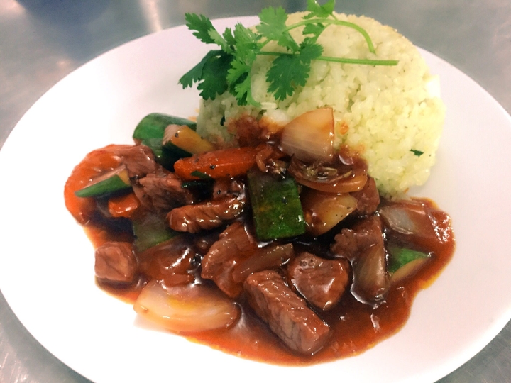 SHAKY BEEF RICE