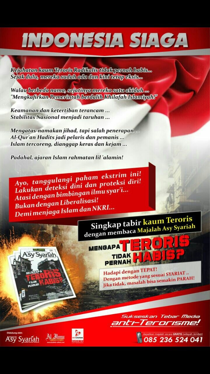 MENGAPA TERORIS TIDAK PERNAH HABIS?