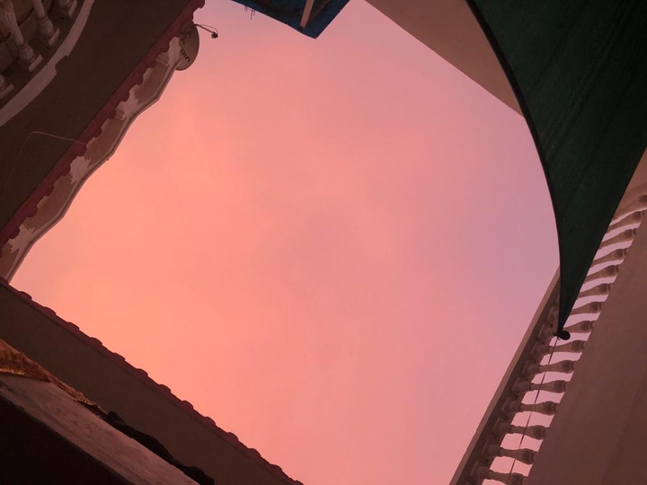 sky & pink sunset