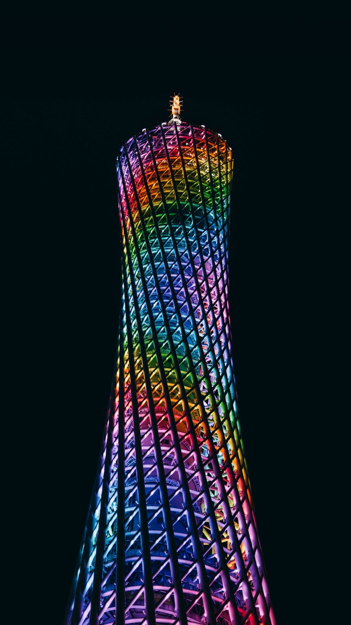 colourful tower
