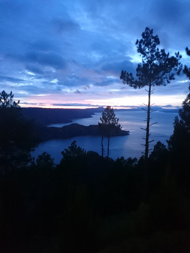 Lake Toba from above