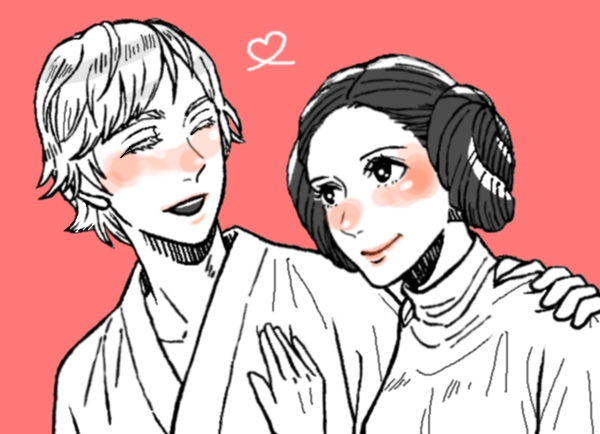 Luke and Leia