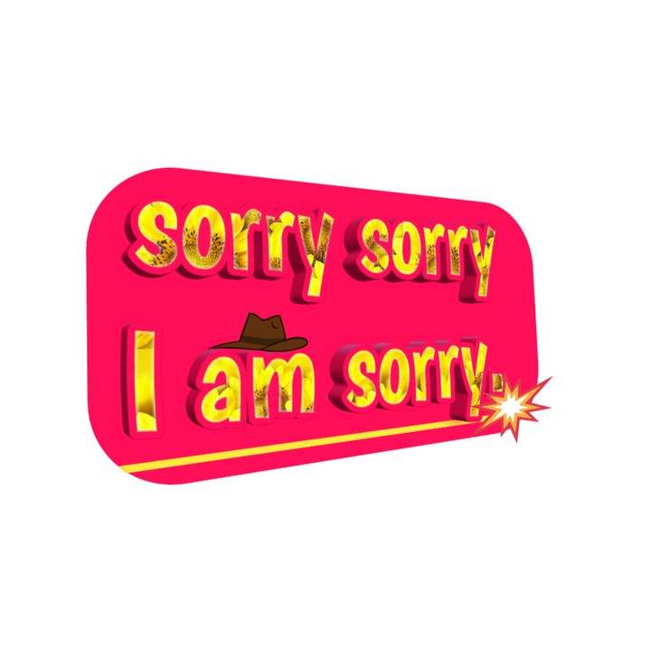 sorry image