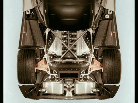 Pagani Zonda Engine Compartment