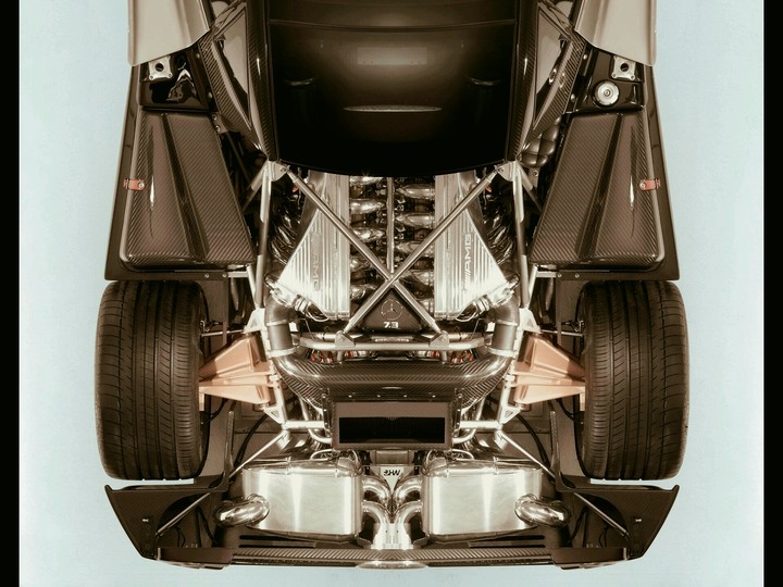 Pagani Zonda Engine Compartment