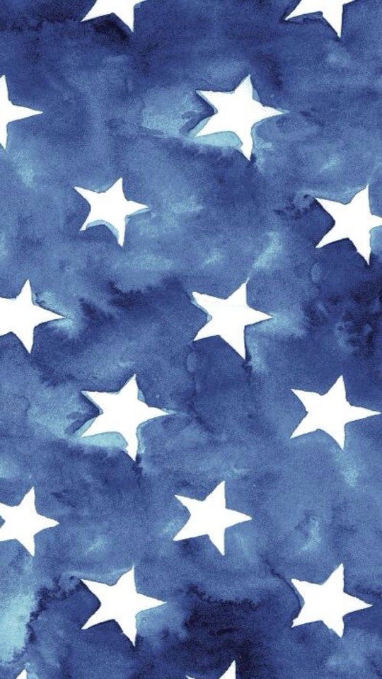Stars on blue background