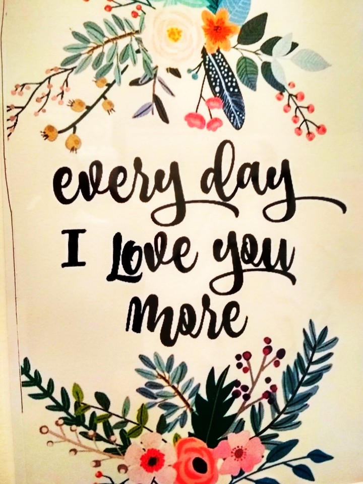 Every day i love you more
