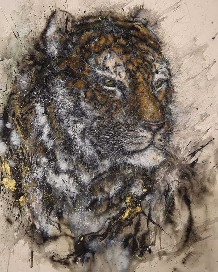 Tiger Abstract