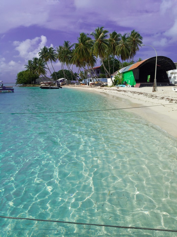 Huraa island Maldives